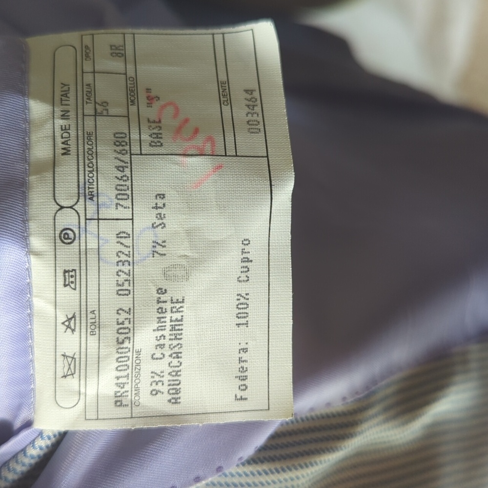 Isaia Base S Cashmere Silk Sport Coat 56IT - Picture 4 of 4